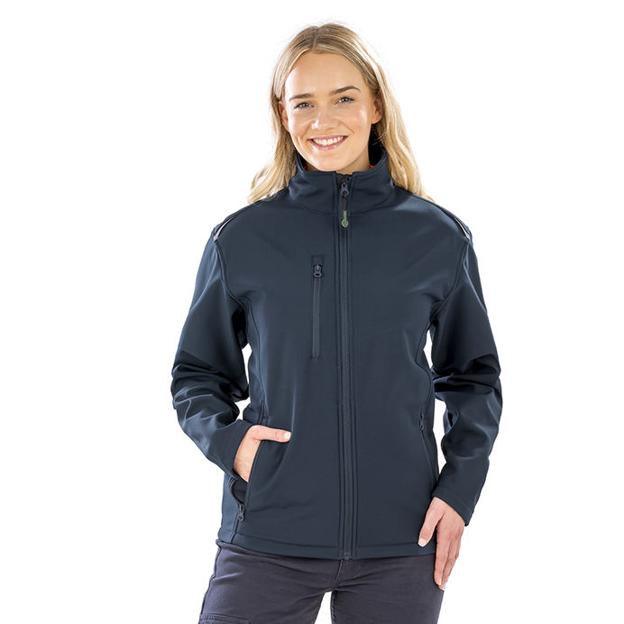 Recycled Womens 3-Layer Printable Softshell Jacket